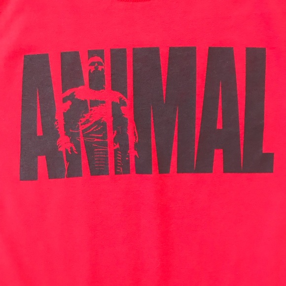 Animal Pak “M-Stak” Iconic Red T-Shirt. Great condition! Size large. - Picture 2 of 8